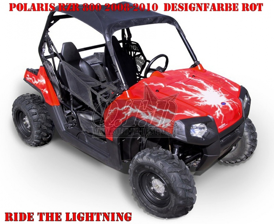 Ride the Lightning Rot für Polaris RZR 800/800 S - 2006-2010